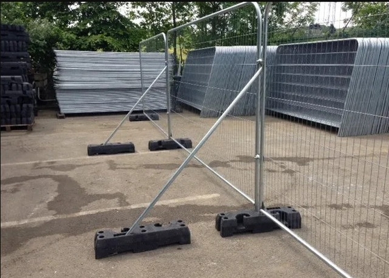 760x200x125mm European Recyclable Rubber Heras Fencing Feet