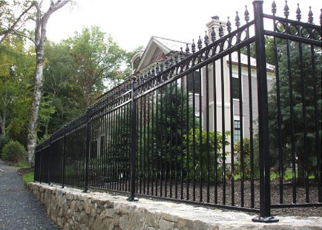 Beautifully 5′ X 8′ Ornamental Wrought Iron Fencing Q235 Low Carbon Steel