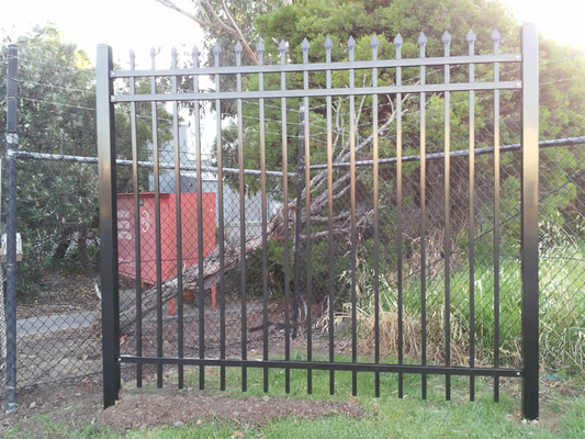 6ft x 8ft Wrought Iron Garden Fence Ornamental  Iron Fence Steel Fence