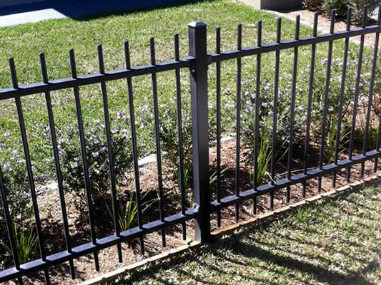 6ft x 8ft Wrought Iron Garden Fence Ornamental  Iron Fence Steel Fence
