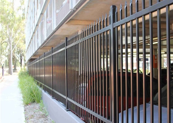 Steel Pinnacle 3 Rail 8ft Wide Tubular Pool Fencing for Residential