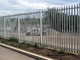 Single Pointed 2.4m Galvanised Steel Palisade Fencing For Security