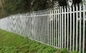 ODM Corrosion Resistant Galvanised Palisade Fencing , 1.8m Sports Ground Fencing