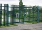 ISO9001 Polyester Powder Coated Steel Security Fence Panels Long Lifespan