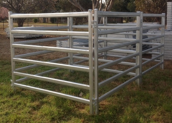 1.8x2.1m Oval Tube Iron Material Cattle Panel Hot Dipped Galvanized